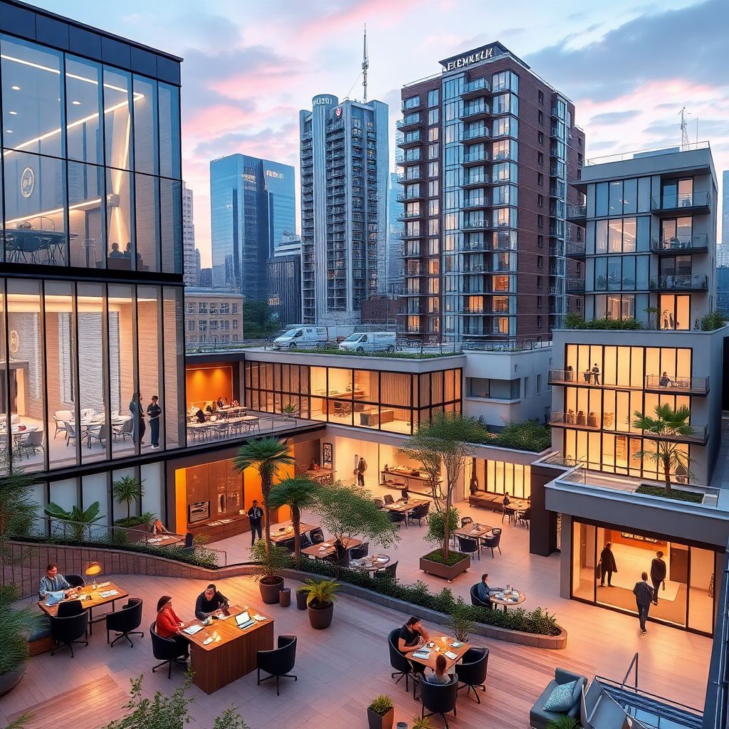 Коворкинги, коливинги и апартаменты: как меняется формат городской недвижимости