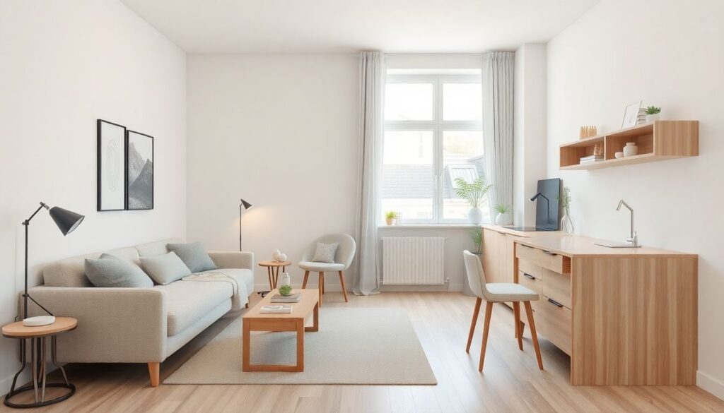 Маленькая квартира без ощущения тесноты: дизайнерские лайфхаки и приёмы зонирования - иллюстрация