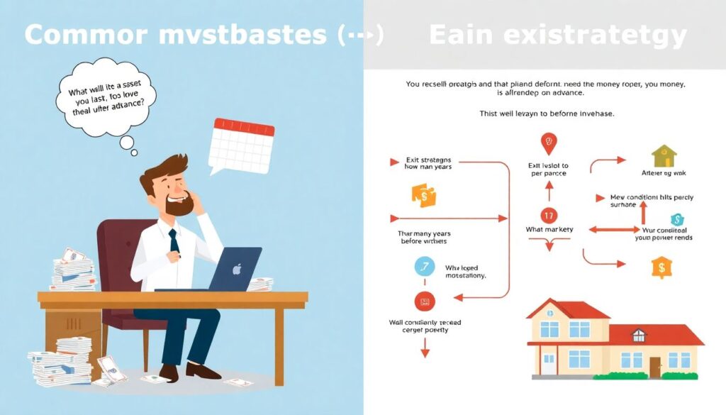Топ ошибок начинающего инвестора в недвижимость и как их избежать - иллюстрация