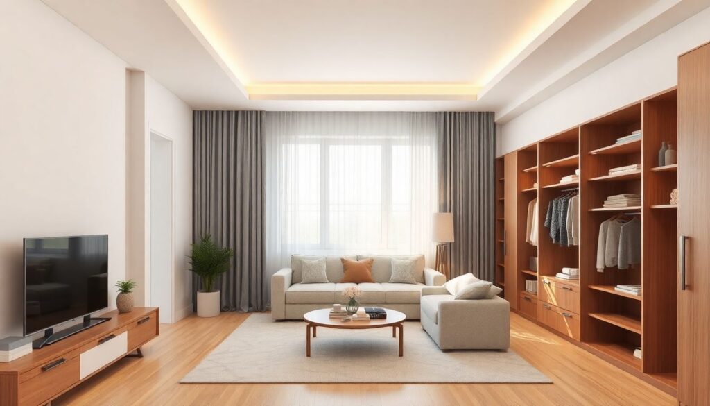 Маленькая квартира — большой потенциал: идеи планировок и зонирования - иллюстрация