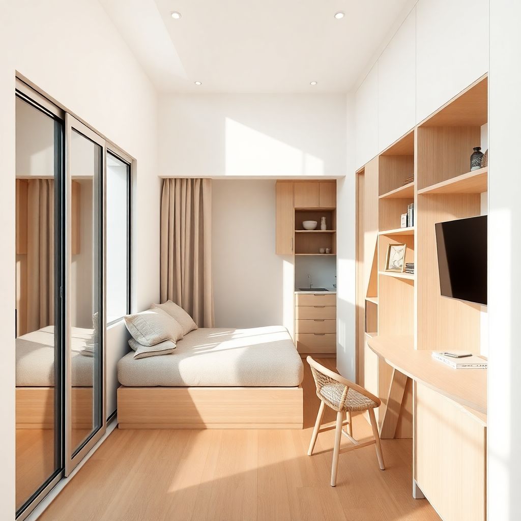 Современные тренды интерьера малогабаритных квартир: как сделать 30 м² комфортными