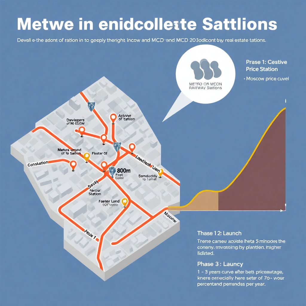 Как растут цены на недвижимость у метро и МЦД: аналитика локаций