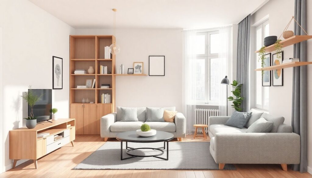 Тренды интерьера малогабаритных квартир: как сделать 25–35 м² функциональными и уютными - иллюстрация