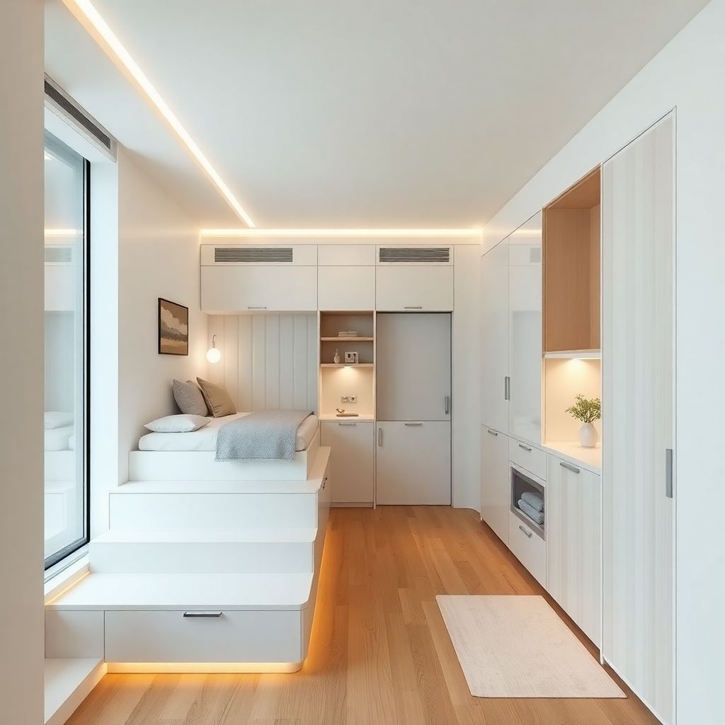 Тренды интерьера малогабаритных квартир: как сделать 25–35 м² уютными и функциональными