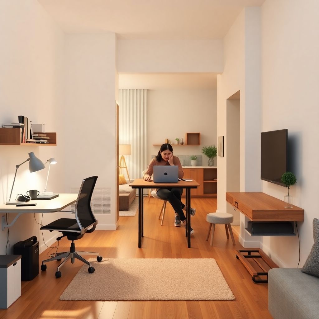 Коворкинг дома: идеи зонирования и дизайн рабочего места в городской квартире