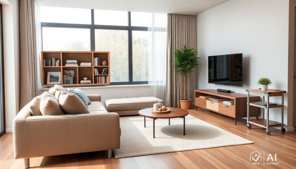 Маленькая квартира — большой комфорт: приёмы зонирования и экономии пространства - иллюстрация